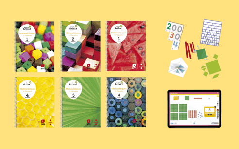 Collage dels materials de les matemàtiques del projecte Activa't